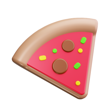 ピザのスライス  3D Icon