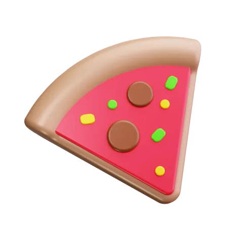 ピザのスライス  3D Icon