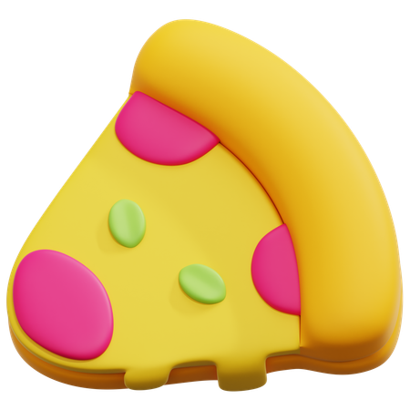 Pizza Slice  3D Icon