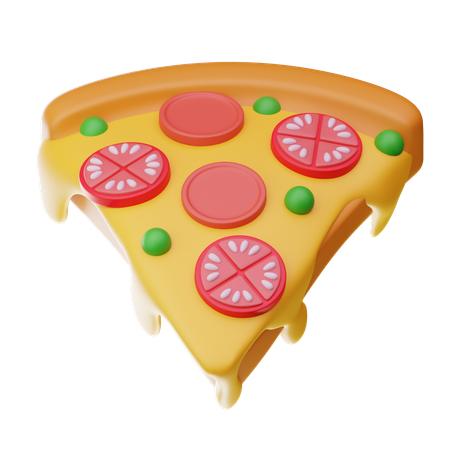 ピザのスライス  3D Icon