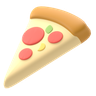 3d pizza slice
