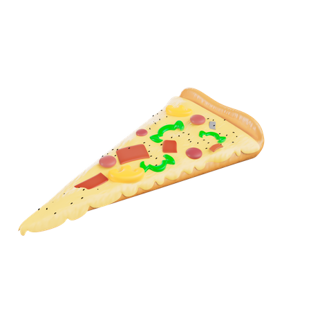 Pizza Slice  3D Icon