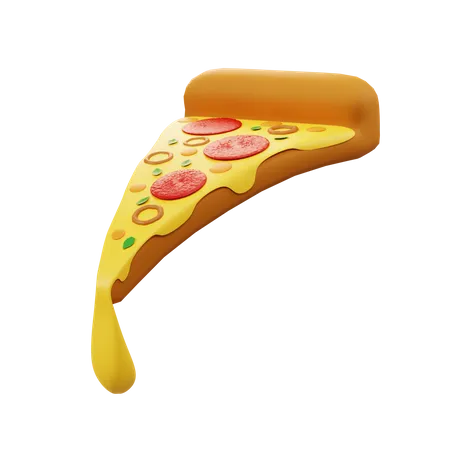 Pizza Slice  3D Icon