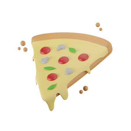 Pizza Slice  3D Icon