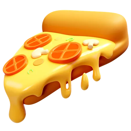 Pizza Slice  3D Icon