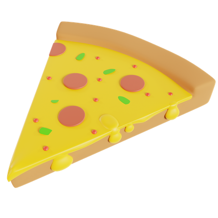 Pizza Slice  3D Icon