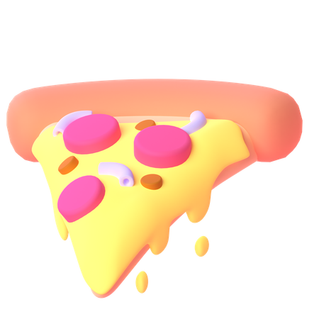 Pizza Slice  3D Icon