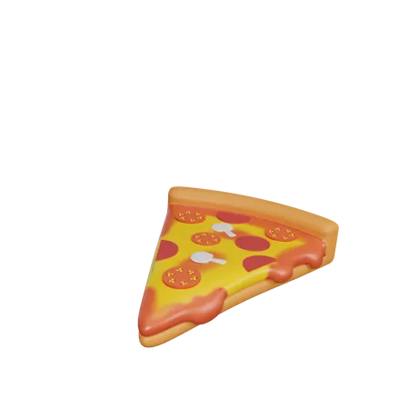 Pizza Slice  3D Icon