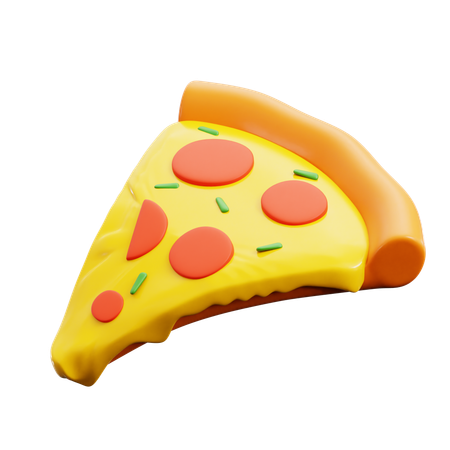 Pizza Slice  3D Icon