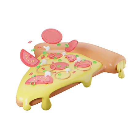 Pizza Slice  3D Icon