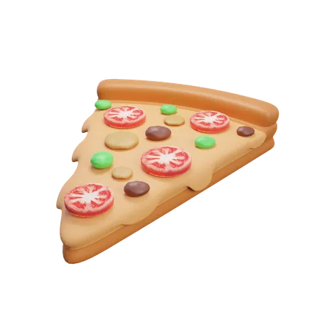 Pizza Slice  3D Icon