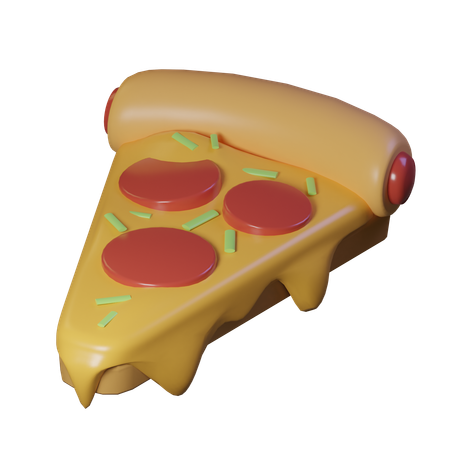 Pizza Slice  3D Icon