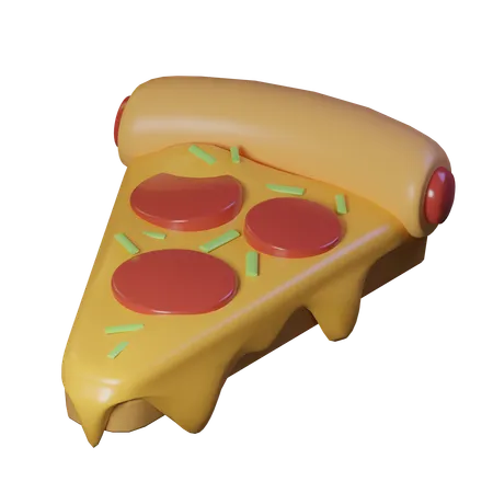 Pizza Slice  3D Icon