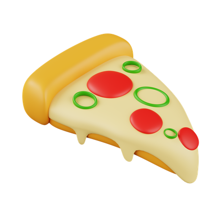 Pizza Slice  3D Icon