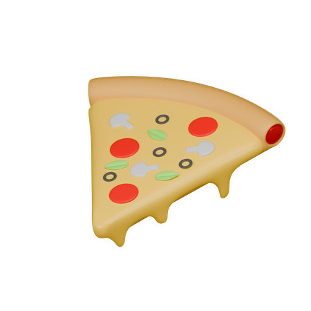 Pizza Slice  3D Icon