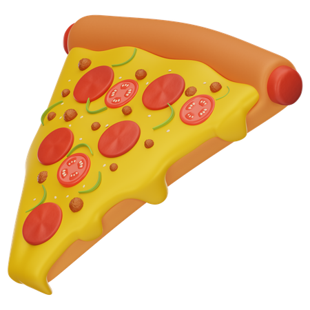 Pizza Slice  3D Icon