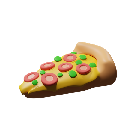 Pizza Slice  3D Icon