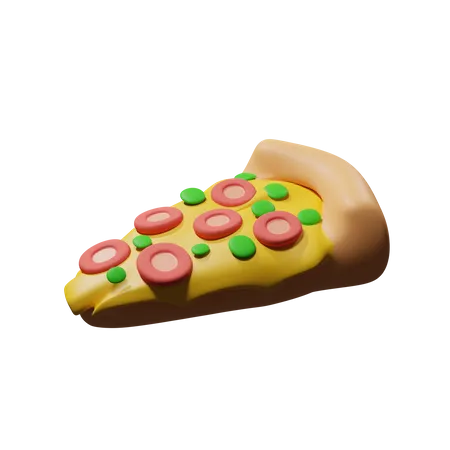 Pizza Slice  3D Icon