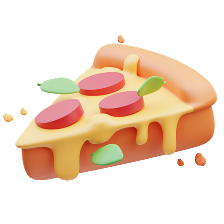 Pizza Slice  3D Icon