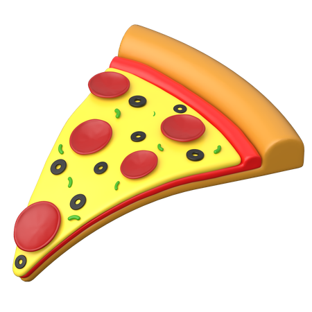 Pizza Slice  3D Icon