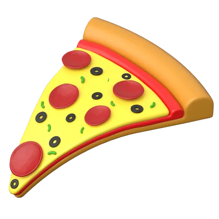 Pizza Slice  3D Icon