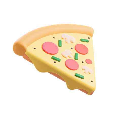 Pizza Slice  3D Icon