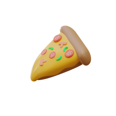 Pizza Slice  3D Icon