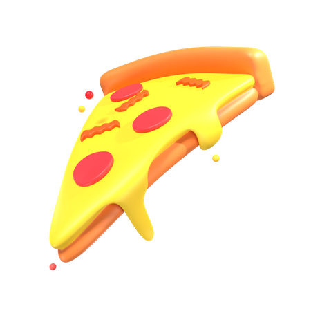 Pizza Slice  3D Icon