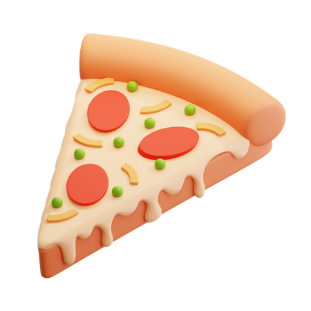 Pizza Slice  3D Icon
