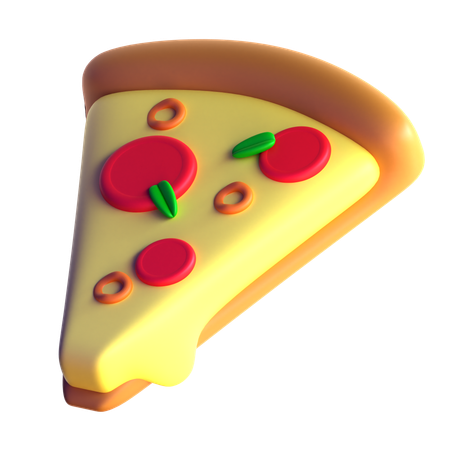 Pizza Slice  3D Icon