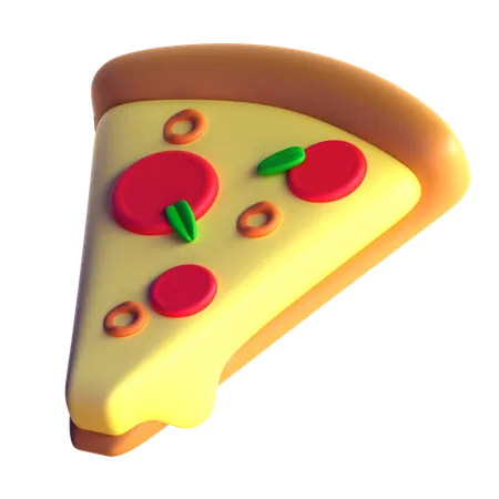 Pizza Slice  3D Icon
