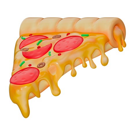 Pizza Slice  3D Icon