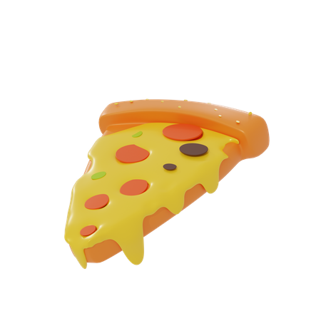 Pizza Slice  3D Icon