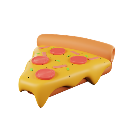 ピザのスライス  3D Icon
