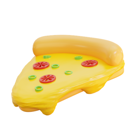 Pizza slice  3D Icon