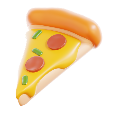 Pizza Slice  3D Icon
