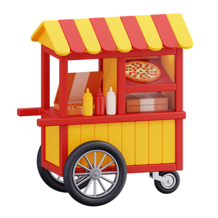Pizza Stall  3D Icon