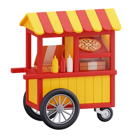 Pizza Stall  3D Icon
