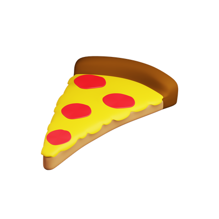 Pizza Stück  3D Icon