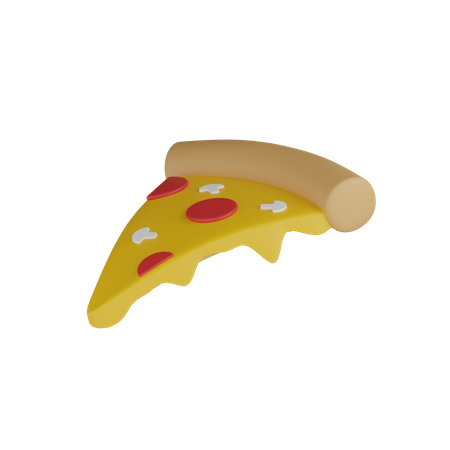 Tranche de pizza  3D Icon