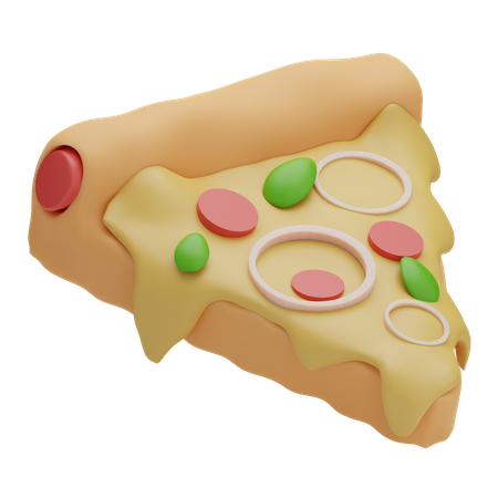 Tranche de pizza  3D Icon