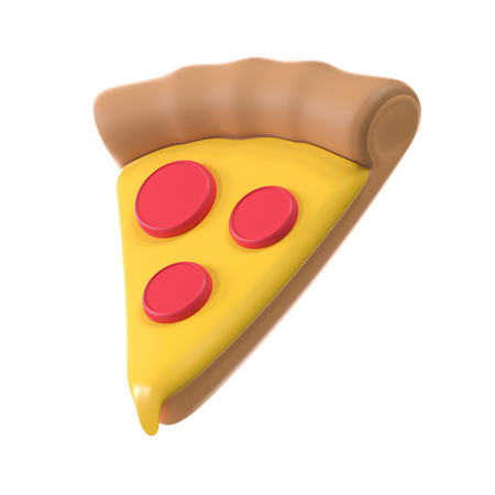 Tranche de pizza  3D Icon