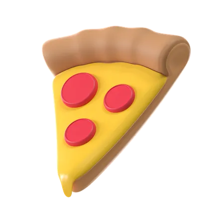 Tranche de pizza  3D Icon