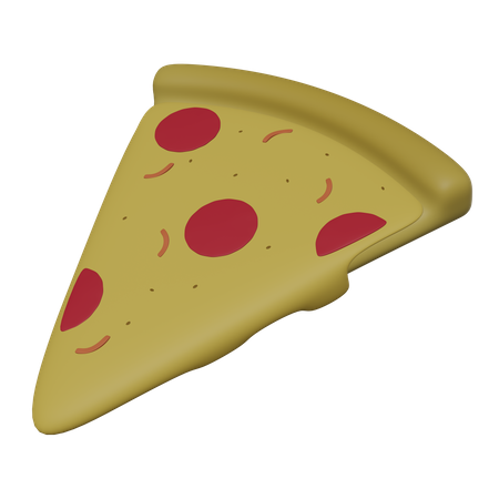 Tranche de pizza  3D Icon