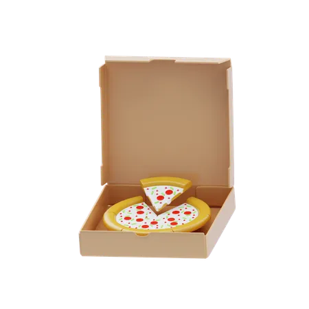 Pizzaschachtel  3D Icon