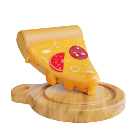 Pizza Stück  3D Icon