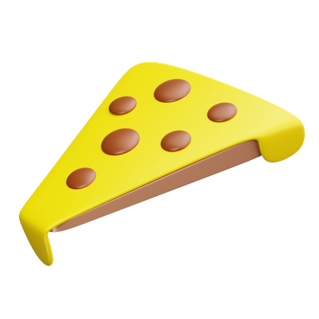 Pizza Stück  3D Icon