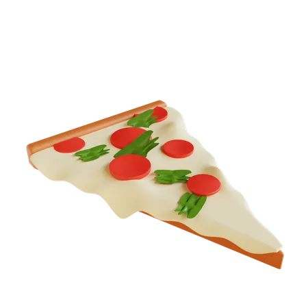 Pizza Stück  3D Icon