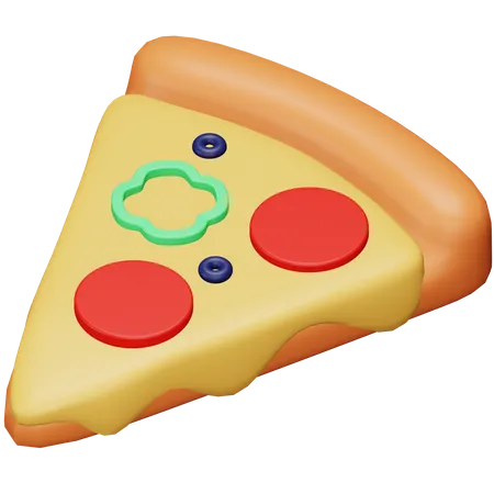 Pizza Stück  3D Icon