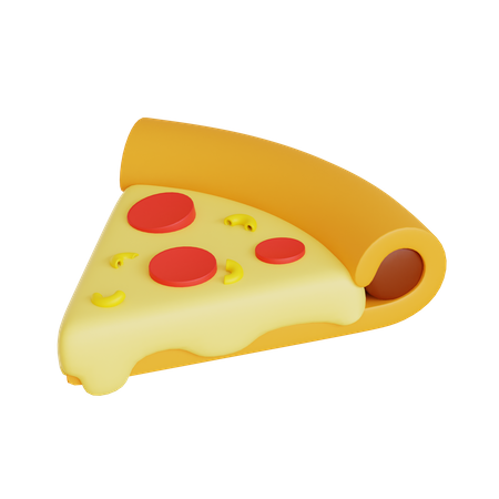 Pizza Stück  3D Icon